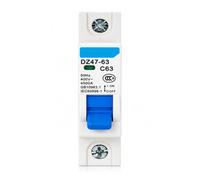 Disjoncteur miniature 16A 1P 230V MCB protection surcharge court-circuit module compact boîtier ignifuge avec indicateur d’état pour rail DIN C45
