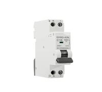 Disjoncteur miniature 19 mm 1P+N 6 kA Montage sur rail DIN domestique 30 mA Courbe C EKM2(20A)