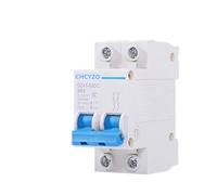 Disjoncteur Miniature 1P/2P DC 12V24V36V48V125V, 3A 6A 10A16A 20A 25A 32A 40A 50A 63A, interrupteur de Protection basse tension à réinitialisation(1P,20A)