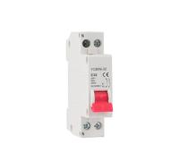 Disjoncteur miniature 1P+N, disjoncteur phase-neutre, interrupteur électrique, sécurité domestique 10A, 16A, 20A, 25A, 32A(32A)