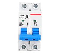 Disjoncteur Miniature 2 Pôles 25A 400VAC IP20, Longue Durée de Vie - Protection Surcharge et Court - Circuit, Haute Sécurité et Fiabilité Électrique (mon frère)