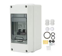 Disjoncteur miniature 2P 1000VDC 40A IP65 DC, interrupteur de déconnexion avec couvercle transparent pour système photovoltaïque solaire, production d'énergie hors réseau