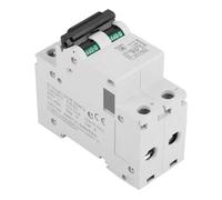 Disjoncteur Miniature 2P 40A DC 250V Protection Circuit Rail DIN contre Fuites Bipolaire Basse Tension