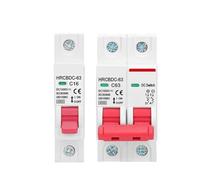 Disjoncteur miniature 2P DC 1000 V, protection contre les surcharges des panneaux solaires, système photovoltaïque 6 A-63 A(3P,20A)