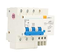 Disjoncteur Miniature 3P 40A, Capacité 6000A, Montage Rail DIN, Protection Circuit 400V - Coque Autoextinguible, Installation Modulaire, Sécurité Domestique et Bureautique