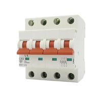Disjoncteur miniature 6000 A, 4 pôles, 230/400 V, 6 A, 20 A, 63 A, indicateur LED couleur, for le marché britannique(20A)