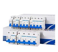 Disjoncteur miniature à montage sur rail DIN MCB NXB-63 1P 2P 3P 4P AC 230/400V 1A-125A(2P,100A)