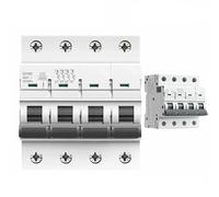 Disjoncteur miniature à rail DIN, 4 pôles, capacité de coupure 6 kA, 6 A-63 A, type CA, fabriqué directement en usine(20A)
