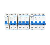 Disjoncteur miniature AC MCB type C 230/400 V 50 Hz/60 Hz, 1P, 2P, 3P, 4P, 32 A, 63 A, protection contre les surcharges, montage sur rail DIN, capacité de coupure(25A,2P)