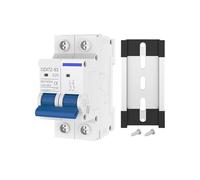 Disjoncteur miniature CC bipolaire 10 A-63 A 1000 V, déclenchement magnéto-thermique sur rail DIN, 1 pièce(63A)