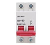 Disjoncteur miniature CC for panneaux solaires 500V 2P 4KA Disjoncteur photovoltaïque Commutateur d'air for système solaire PV Protection contre les courts-circuits contre les surcharges commutateur d