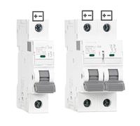 Disjoncteur Miniature CC Non Polarisé GYM9H-Z 12 V 24 48 60 110 V~600, Protection Contre Les Courts-circuits Pour Circuits Solaires Et Batteries (positif/négatif)(2P 16A)