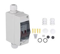Disjoncteur miniature CC Respicefinem, compact, étanche, facile à installer, boîtier ignifuge en PA66, adapté aux panneaux solaires photovoltaïques connectés au réseau S