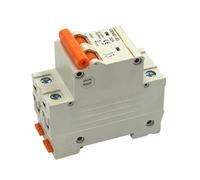 Disjoncteur miniature CC solaire 2P 1000 V 63 A for système PV, déclenchement magnétique thermique, montage sur rail DIN(32A)