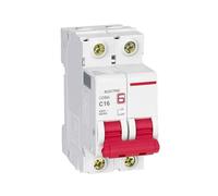 Disjoncteur miniature CDB6i 2P Type C, 6KA, 2P Type C, 230 V/400 V, 1 A, 2 A, 3 A, 4 A, 6 A, 10 A, 16 A, 20 A, 25 A, 32 A, 40 A, 50 A, 63 A, 1 pièce(20A)