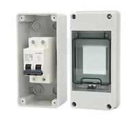 Disjoncteur Miniature DC 1000V 2P Capacité de Coupure 4000A Boîtier de Distribution étanche IP65 Interrupteur de Déconnexion CC pour Panneau Solaire Photovoltaïque Système Connecté