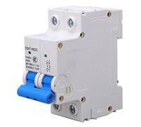 Disjoncteur miniature DC for panneaux solaires Disjoncteur photovoltaïque 2P 500V 2P Commutateur d'air for panneaux de système solaire PV Protection contre les courts-circuits contre les surcharges du