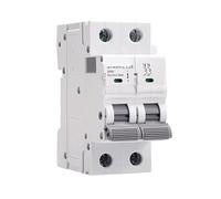 Disjoncteur Miniature DC Non Polaire GYM9H-Z, 1P/2P/3P/4P, 0-600VDC, 16A-63A, 6kA, Câblage Sans Polarité Pour La Protection Et Distribution Des Batteries Solaires Photovoltaïques(2P 16A)