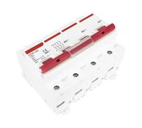 Disjoncteur miniature de batterie, interrupteur de déconnexion CC 12 V, 24 V, 36 V, 48 V, 96 V, 240 V, protecteur 10 A, 16 A, 20 A, 25 A, 32 A, 63 A, 100 A, 125 A(4,50A)