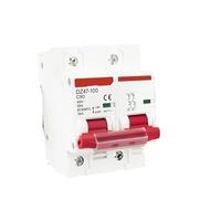 Disjoncteur miniature de batterie, interrupteur de déconnexion CC 12 V, 24 V, 36 V, 48 V, 96 V, 240 V, protecteur 10 A, 16 A, 20 A, 25 A, 32 A, 63 A, 100 A, 125 A(2,63A)