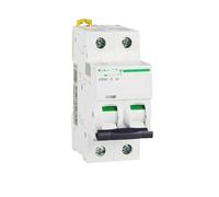 Disjoncteur miniature de commutateur d'air de 1/2/P iC65N ménage 1/2/3/4/6/10/16/20/25/32/40/50/60/63a commutateur d'air AC(2P,16a)
