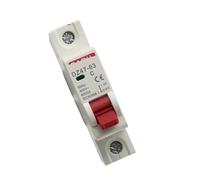 Disjoncteur miniature de type C, 1P DZ47 3A 6A 10A 16A 20A 32A 40A 50A 63A 400V, capacité coupure d'installation sur rail DIN 35mm 6KA(40A)