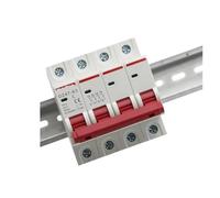 Disjoncteur miniature de type C 4P DZ47 3A 6A 10A 16A 20A 32A 40A 50A 63A 400V, capacité de coupure d'installation sur rail DIN 35mm 6KA(10A)