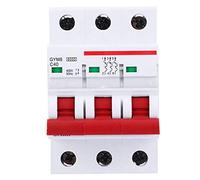 Disjoncteur Miniature disjoncteur 3 pôles disjoncteur à Air montage sur Rail Din 400VAC 40A/50A/63A Interrupteur automatique (Color : 40A)