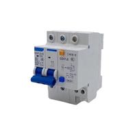 Disjoncteur miniature domestique DZ47LE-63 2P MCB, interrupteur à air avec protection contre les fuites, porte principale triphasée(25A)