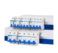 Disjoncteur miniature domestique NXB-63 1P 2P 3P 4P AC 230/400V 1A-125A, montage sur rail DIN, Pièces(4P,3A)