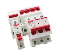 Disjoncteur Miniature Domestiques Interrupteur principal à couteau for rail DIN 1P, 2P, 3P, 4P, 40A, 63A, 100A, 125A, disjoncteur usage domestique et industriel, AC 230V, 400V(2P,40A)