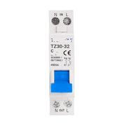Disjoncteur miniature DPN 1P + N 6A 10A 16A 20A 25A 32A, interrupteur d'air domestique miniature monté sur rail, TZ30-32(10A)