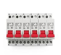 Disjoncteur miniature DZ30-32 DPN 1p+n, disjoncteur 6a, 10a, 16a, 20a, 25a, 32a, for rail DIN, découpe MONTOUT, interrupteur d'air domestique, DIY(25 V)