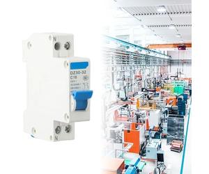 Disjoncteur miniature Dz30 à 32 1pn 2 entrées 2 sorties DPN avec capacité de coupure de 4500 A, protection contre les courts-circuits pour une utilisation industrielle et résidentielle AC230 V 50 Hz