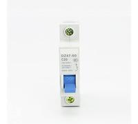 Disjoncteur Miniature DZ47-60 1P AC 230V/400V, Type de libération électromagnétique, 4 pièces Interrupteur automatique (Color : 60A, Size : Gold 4pcs)