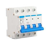 Disjoncteur Miniature DZ47-63, 4P 32A, Protection Fuites Électriques Surcharges Courts-Circuits, 400V 6KA, pour Maison