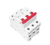 Disjoncteur miniature GYM10 3P 6KA AC MCB DIN Rail 220 V 400 V 6 A-63 A, fabricant direct d'usine, approuvé CE CB(16a)