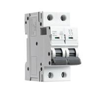 Disjoncteur miniature GYM9 2P 6KA à pouvoir de coupure, type AC 6A-63A, rail DIN Protection des circuits(50A)