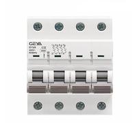 Disjoncteur miniature GYM9 4P 6A-63A 6KA, capacité de coupure, rail DIN, type CA(10)