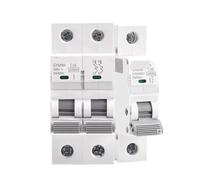 Disjoncteur miniature GYM9H 10 kA MCB 1P/2P, courbe C thermique magnétique, montage sur rail DIN, AC 230/400 V 50/60 Hz, options A 16 A 25 A 63 A(10KA 1P C16A)