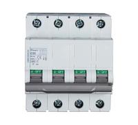 Disjoncteur miniature magnétique thermique de type C 4P 40A de type d'exportation, interrupteur d'air électrique 400VAC 50HZ 6KA Min