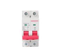 Disjoncteur miniature MCB 2P 36 mm, 2 pôles, montage sur rail DIN, pouvoir de coupure 6 A/10 A/16 A/20 A/25 A/32 A/40 A/50 A/63 A(32A)