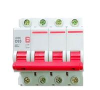 Disjoncteur miniature MCB CDB6i 6KA 4P type C 230V/400V 1A 2A 3A 4A 6A 10A 16A 20A 25A 32A 40A 50A 63A(2A)