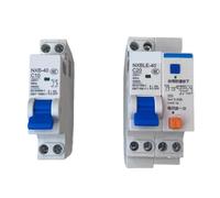 Disjoncteur Miniature MCB NXB-40/NXBLE-40 1P + N, Double Entrée/sortie DPN/DPNL, 6A-40A, DZ147(NXBLE-40 1P 1N,10A)
