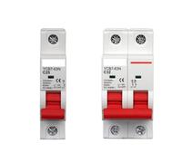 Disjoncteur miniature, Mini disjoncteur ca MCB courbe C 220-230V/380-400V 50Hz/60Hz 1P-4P 3A-63A(63a,2)
