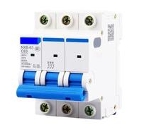 Disjoncteur miniature NXB-63 3P AC 230/400 V C 6 10 16 20 25 32 40 63 A, protection contre les surcharges, interrupteur pneumatique DZ47 de type C(6A)