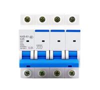Disjoncteur miniature NXB-63 4P AC 230/400 V, protection contre les surcharges, interrupteur pneumatique de type C, calibre 6, 10, 16, 20, 25, 32, 40 ou 63 A, calibre 6(63A)