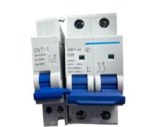 Disjoncteur Miniature OVT-1 NB1-63 2P, protection contre les surcharges et les courts-circuits, 40A 16A 20A 25A 32A 63A, 1 pièce(10A)