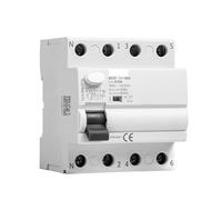 Disjoncteur Miniature résiduel, Disjoncteur différentiel CA 2P 4P (25 A/40 A/63 A/100 A)(300ma(0.3a),4P 25A)