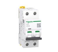 Disjoncteur miniature Schneider A9F74206 Acti9 iC60N - 2P, 6 A, courbe C neuf